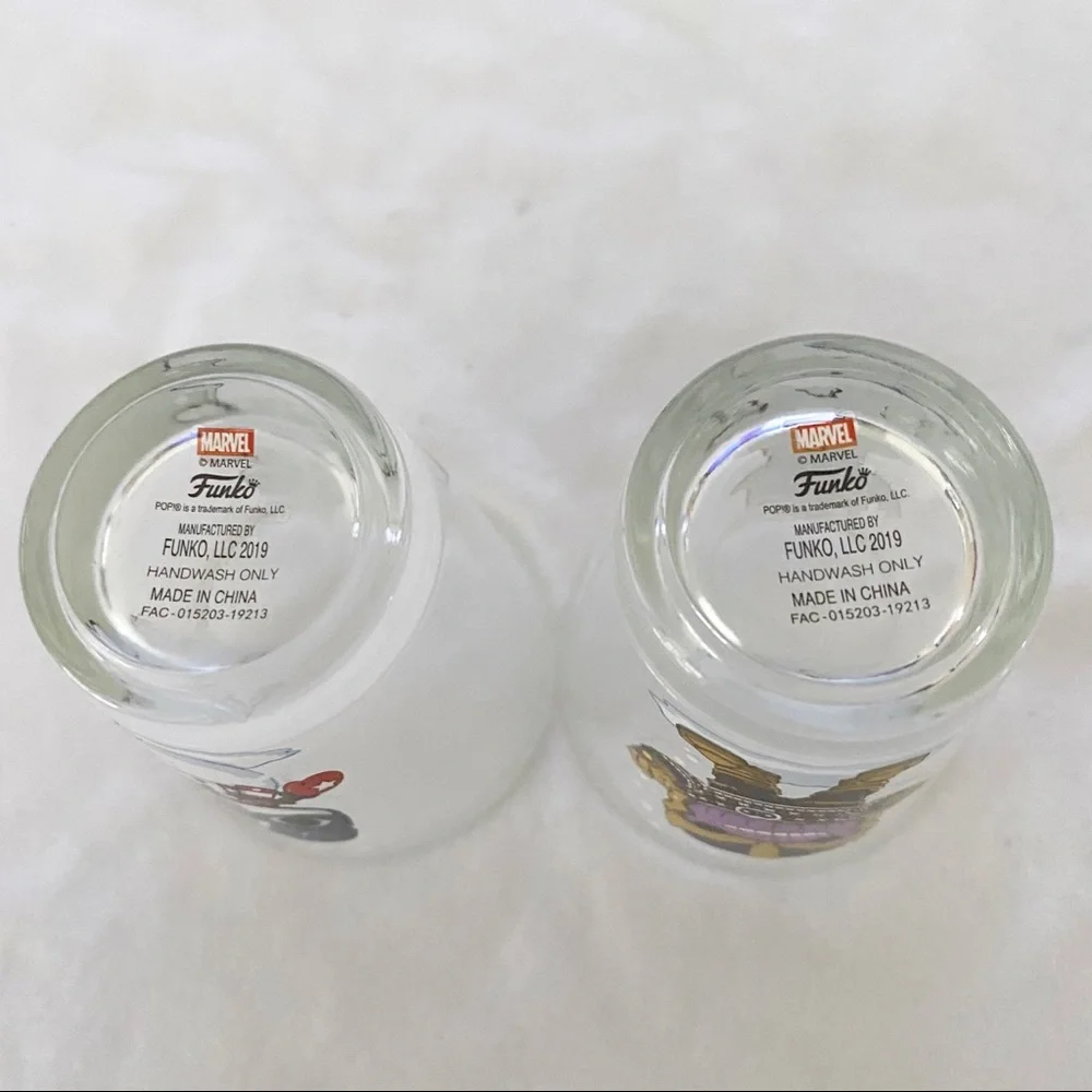 MARVEL NEW set of 2 collector toothpick/shot glass